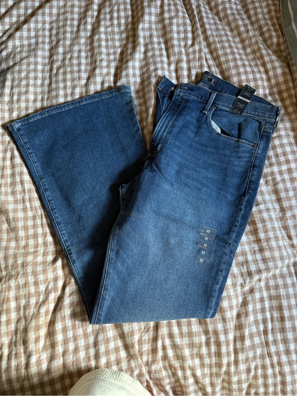 Abercrombie & Fitch Dark Blue Flare Jeans